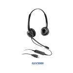 Grandstream guv3000 hd usb noise-cancelling headset