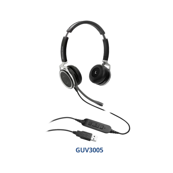 Grandstream guv3005 hd usb headset with busy-light