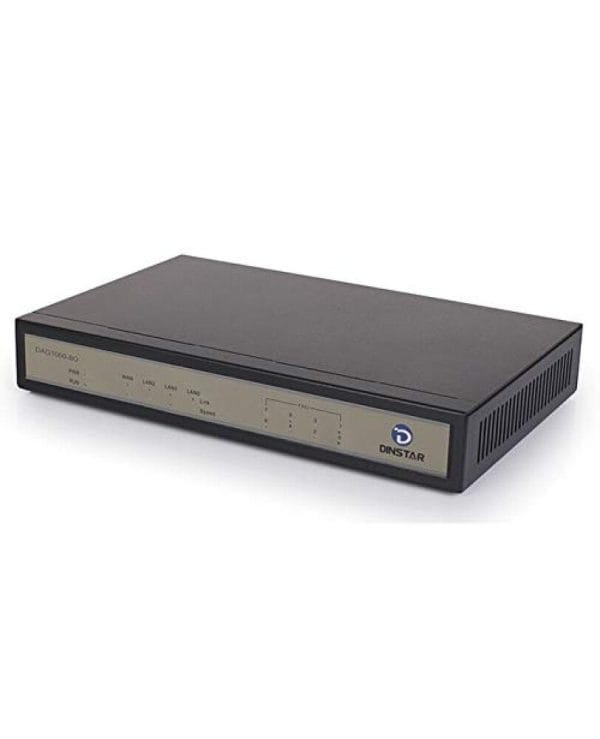 Dinstar DAG1000 8O Analog VoIP Gateway 8FXO Ports side