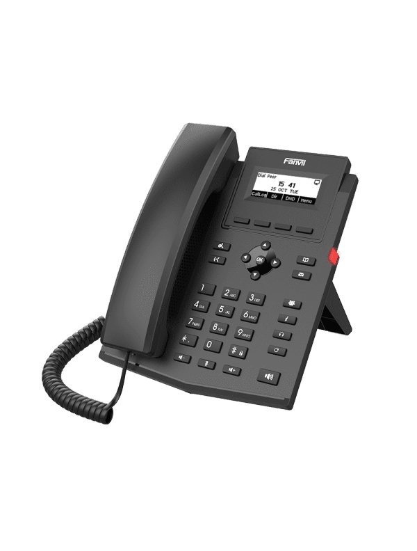 Fanvil x301p entry level ip phone side