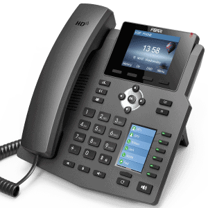 Fanvil X4 4 Line Enterprise IP Phone with Colour Screens 30 DSS Keys right