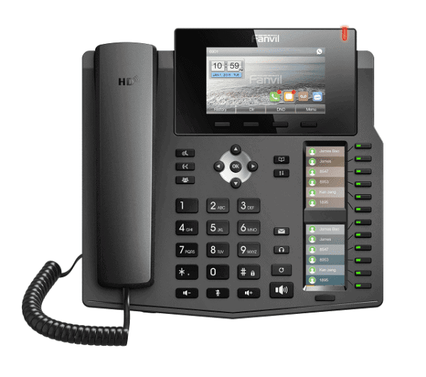 Fanvil x6 executive ip phone with colour screens 60 dss keys