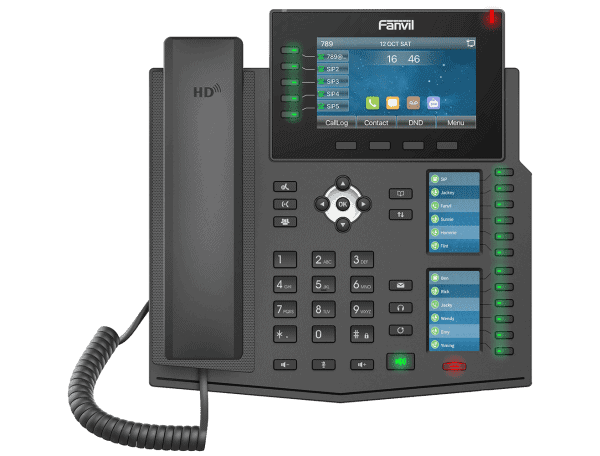 Fanvil x6u enterprise high end ip phone