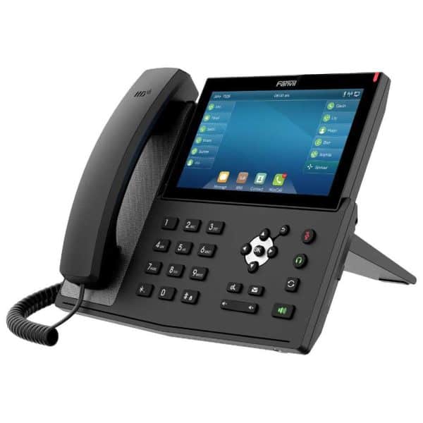 Fanvil x7 touch screen enterprise color ip phone right