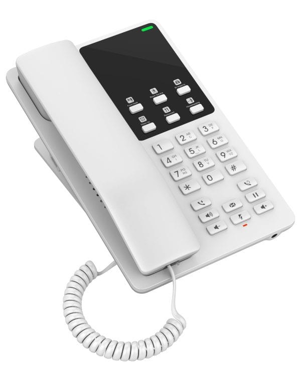 Grandstream ghp620 compact hotel phone left 1