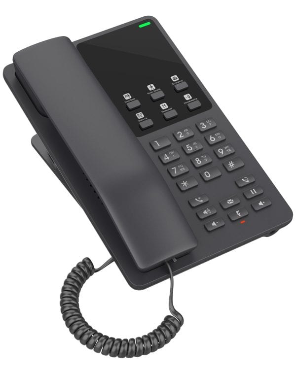 Grandstream ghp621 compact hotel phone left 1