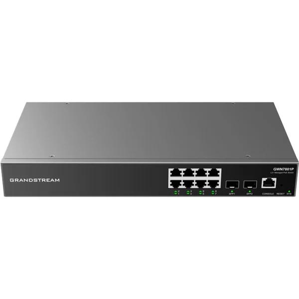 Grandstream gwn7801p 8-port gigabit enterprise poe switch