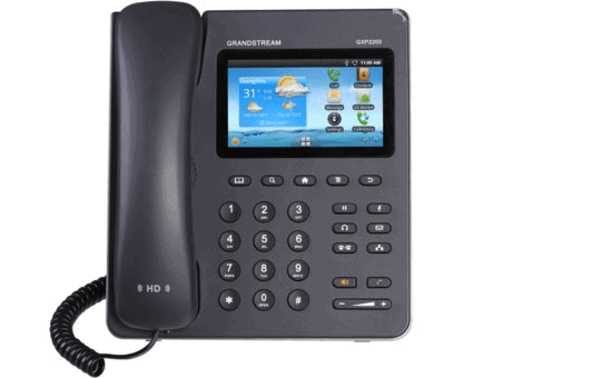 Grandstream GXP2200 Android Multimedia Phone with 4.3″ Touchscreen LCD