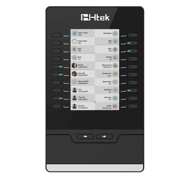 Htek uc46 color ip phone expansion module