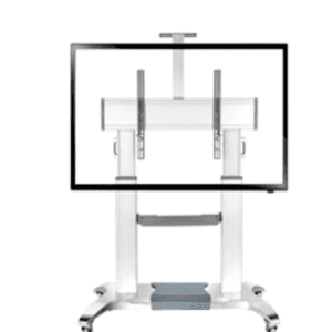 Video Conferencing Equipment Floor Stand for 60″ 100″ Screen With Camera Tray and Codec Shelf 2