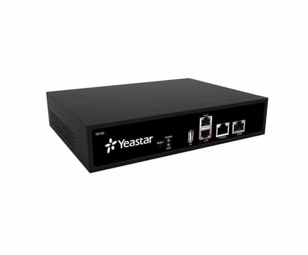 Yeastar te100 e1 t1 j1 voip gateway 1port side