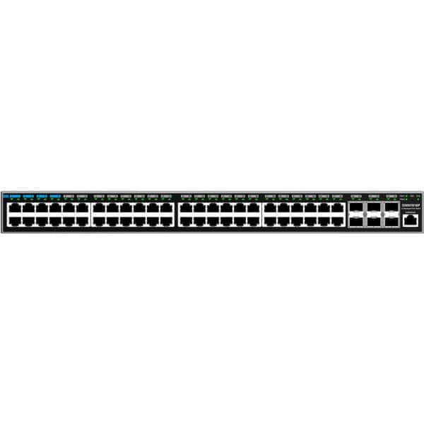 Grandstream gwn7816p 48-port gigabit enterprise layer 3 managed poe network switch