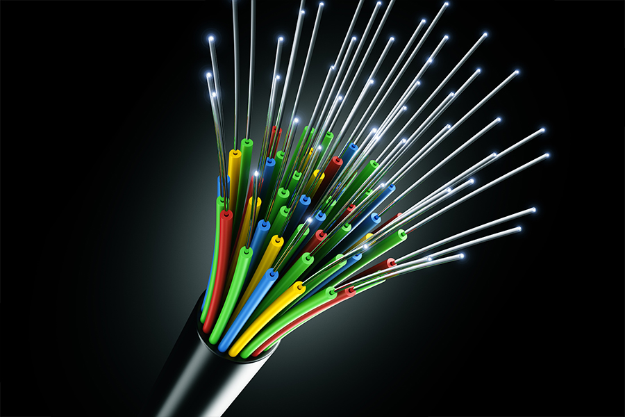 Fiber Optic Cable Illustration Fiber optic cable