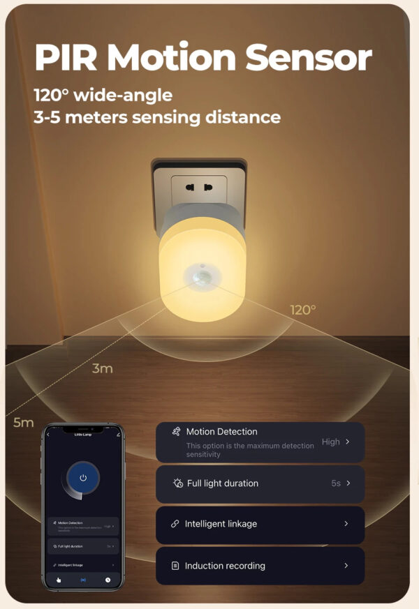 Tuya motion sensor light 6
