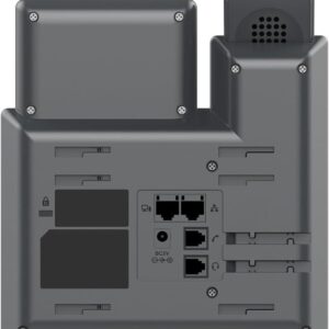 Rear view of a Grandstream GRP201 IP phoen